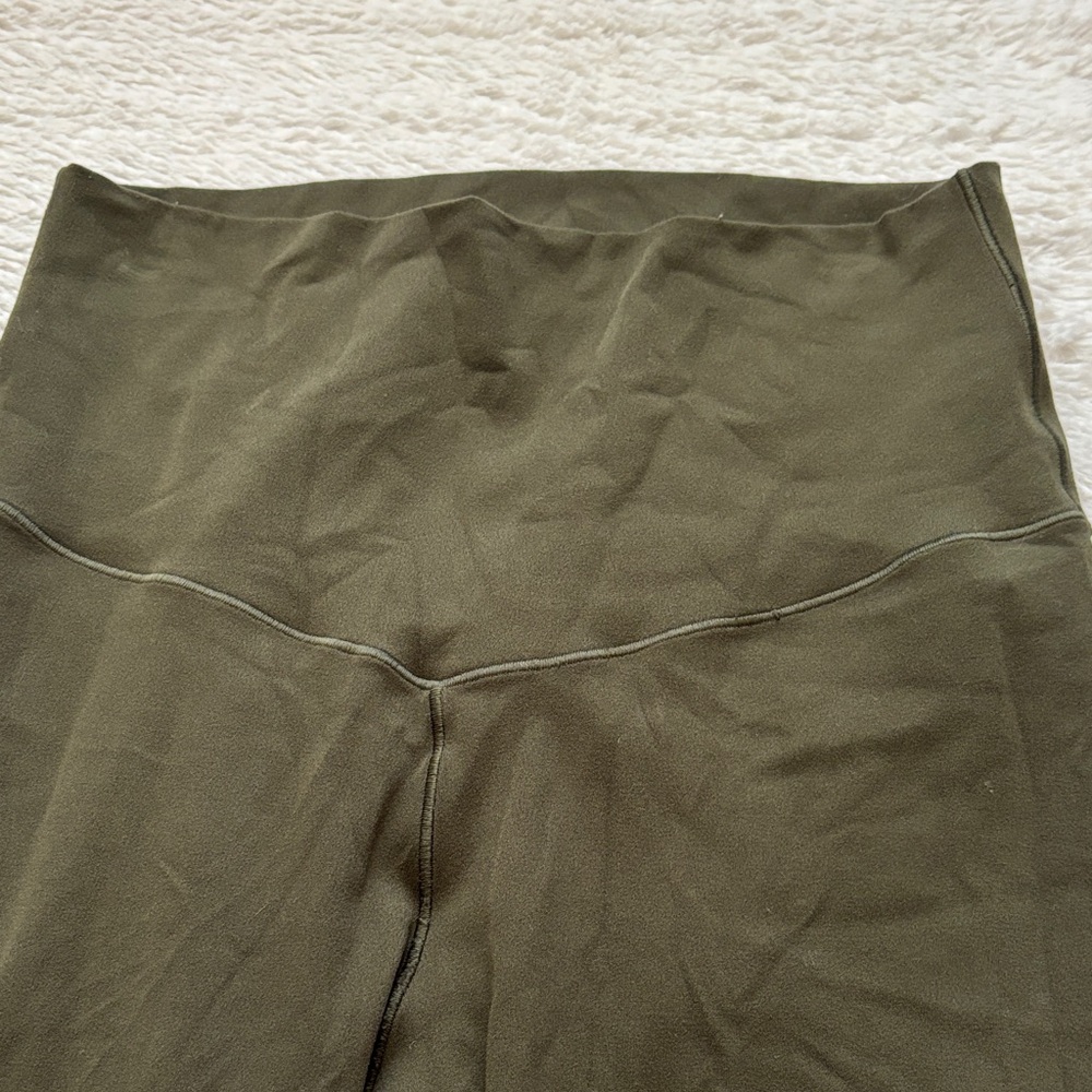 Aerie Olive Green High Waisted Leggings - Picture 3 of 7